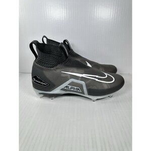 Sz 13 Nike Mens Alpha Menace Elite 3 Detachable Football Cleats Black DR5659-001